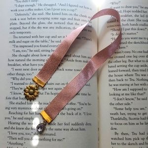 Sunflower Ribbon Bookmark Jewel